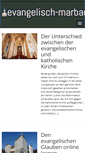 Mobile Screenshot of evangelisch-marbach.de